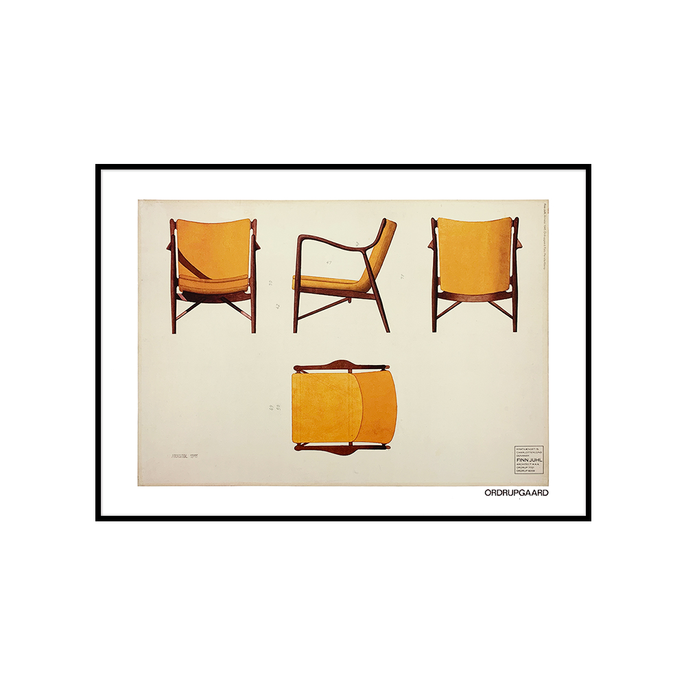 아티쉬 포스터 - 핀율 Arm chair (액자포함) (5% 적립)