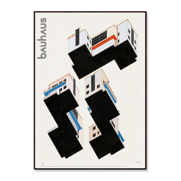 자리스튜디오 Bauhaus - Color Plan of the Bauhaus Master Houses (액자포함) [3% 적립]
