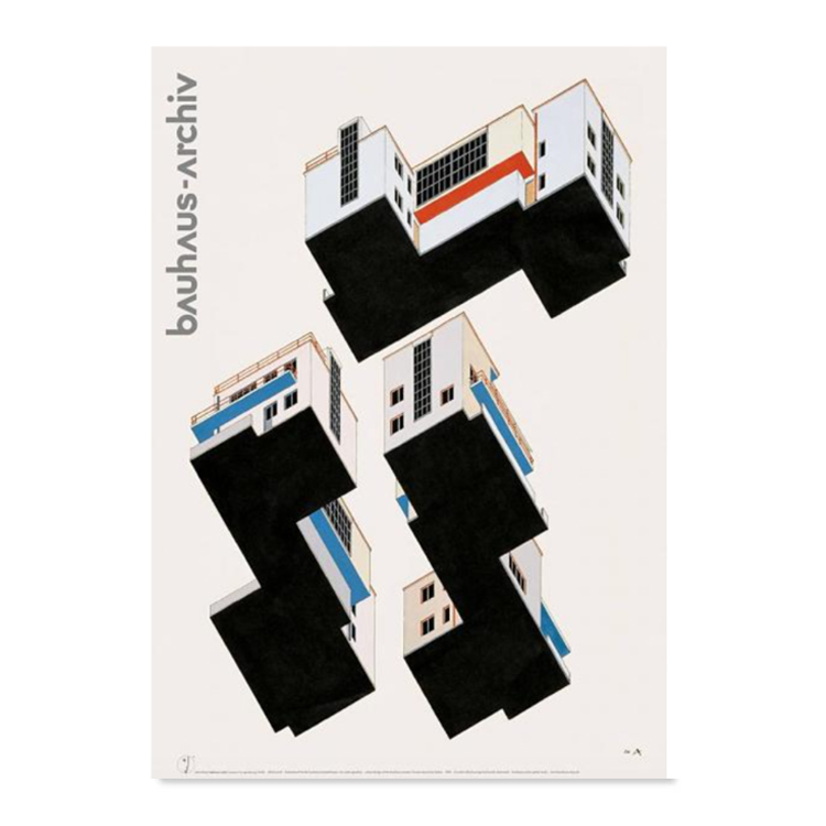 자리스튜디오 Bauhaus - Color Plan of the Bauhaus Master Houses (POSTER ONLY) (액자포함) [3% 적립]
