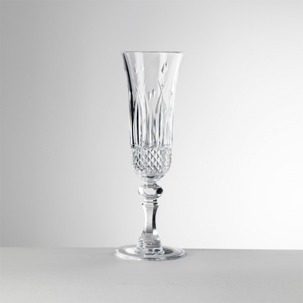 마리오루카지우스티 아크릴 샴페인 플루트 Italia Acrylic Champagne Flute Clear