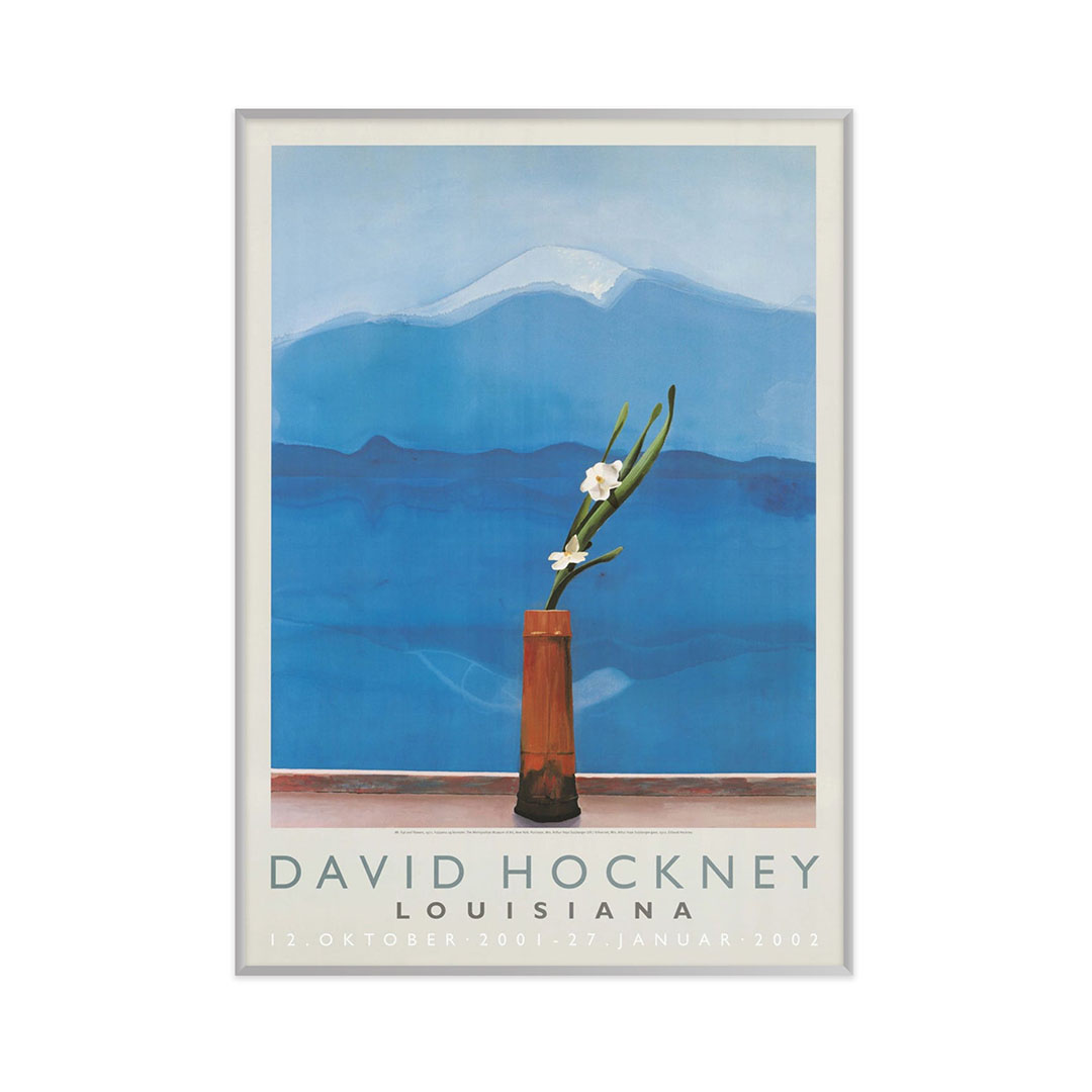 마이온프라이빗 인테리어포스터 데이비드 호크니 DAVID HOCKNEY - MT. FUJI AND FLOWERS
