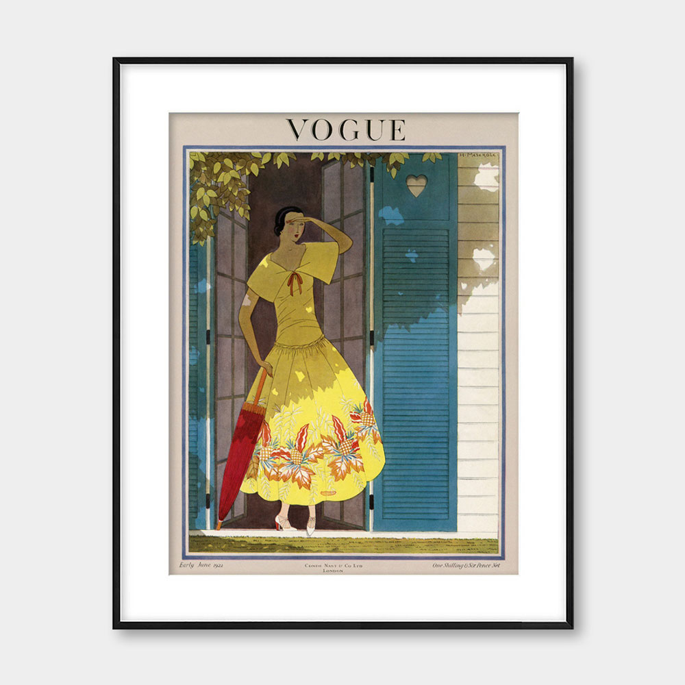오픈에디션 Vogue Early June 1922 빈티지 포스터 (액자포함) [3% 적립]