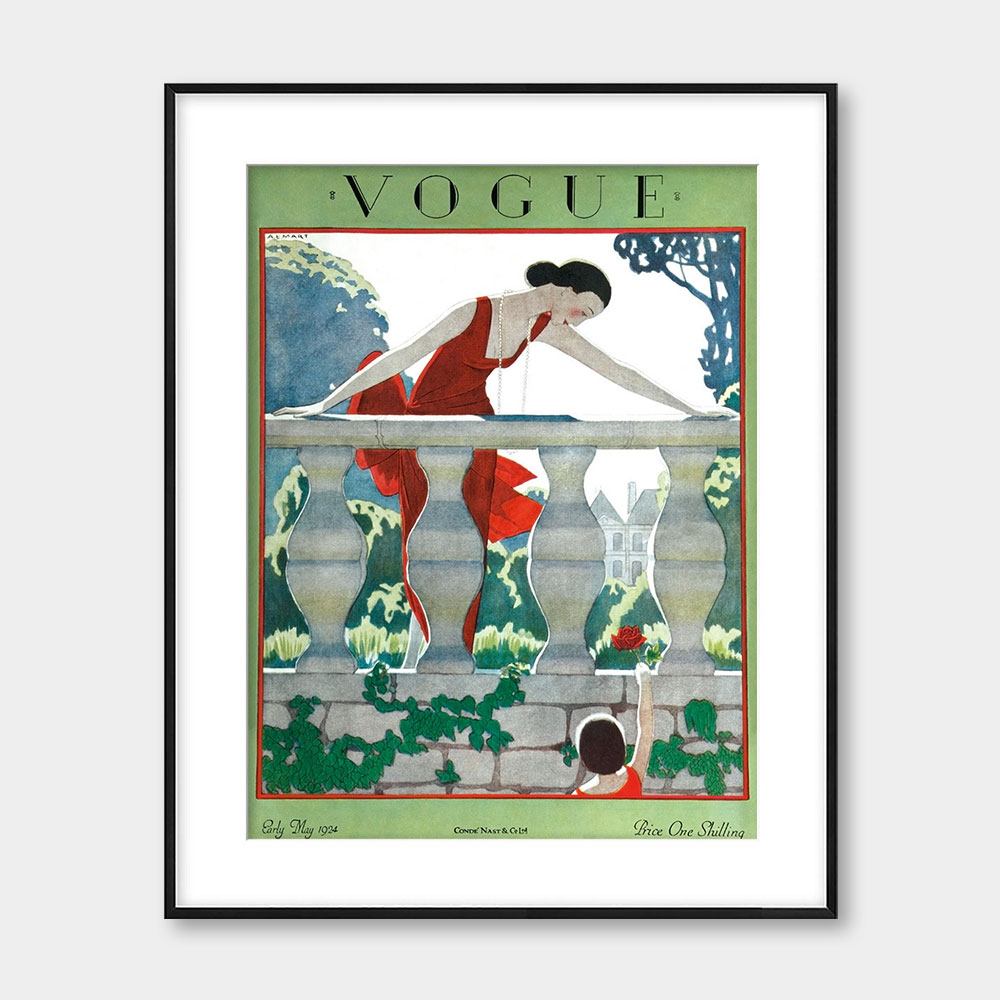 오픈에디션 보그 Vogue Early May 1924 빈티지 포스터 (액자포함) [3% 적립]