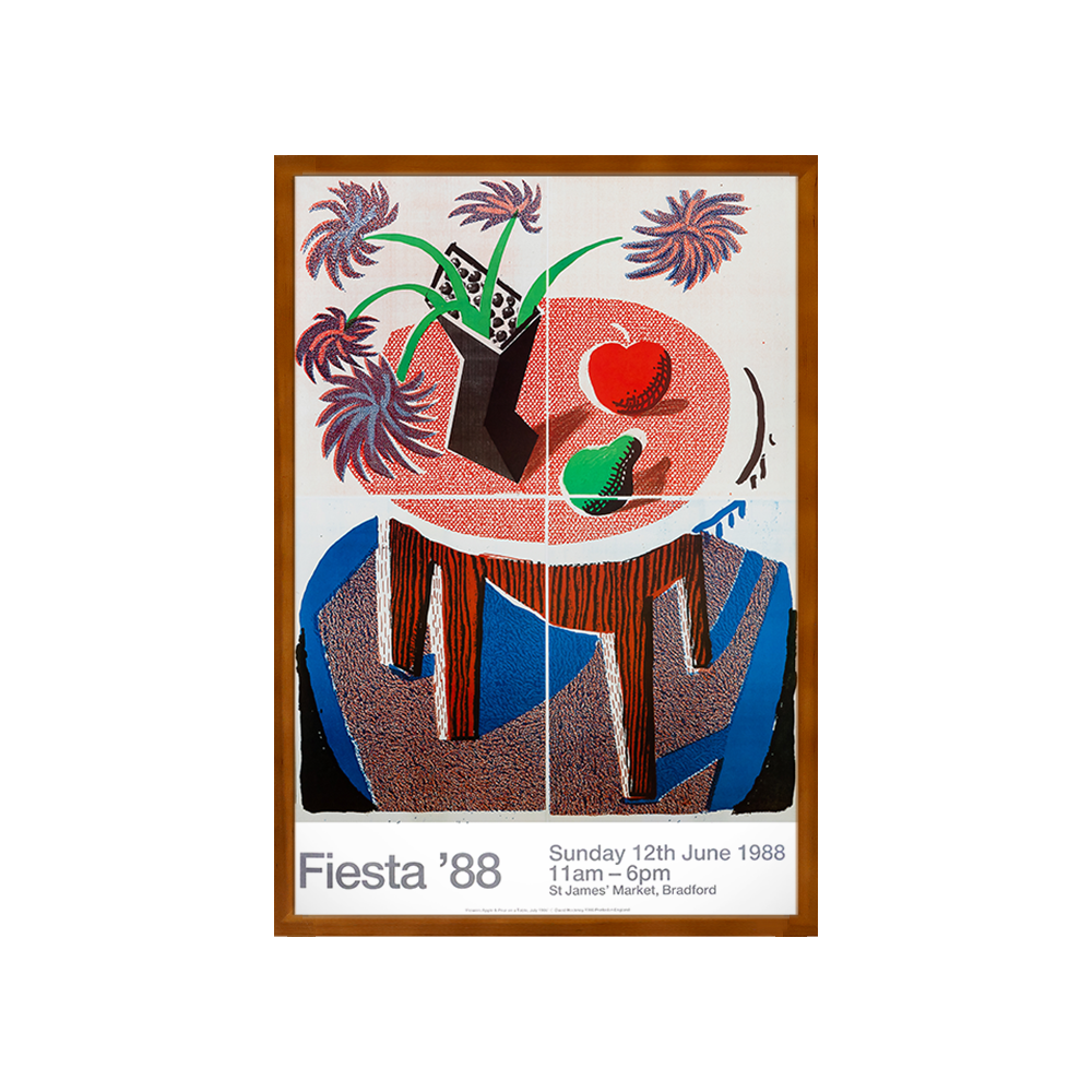 아티쉬 포스터 - 데이비드호크니 Fiesta '88 (Bradford Festival) Poster (액자포함) (5% 적립)