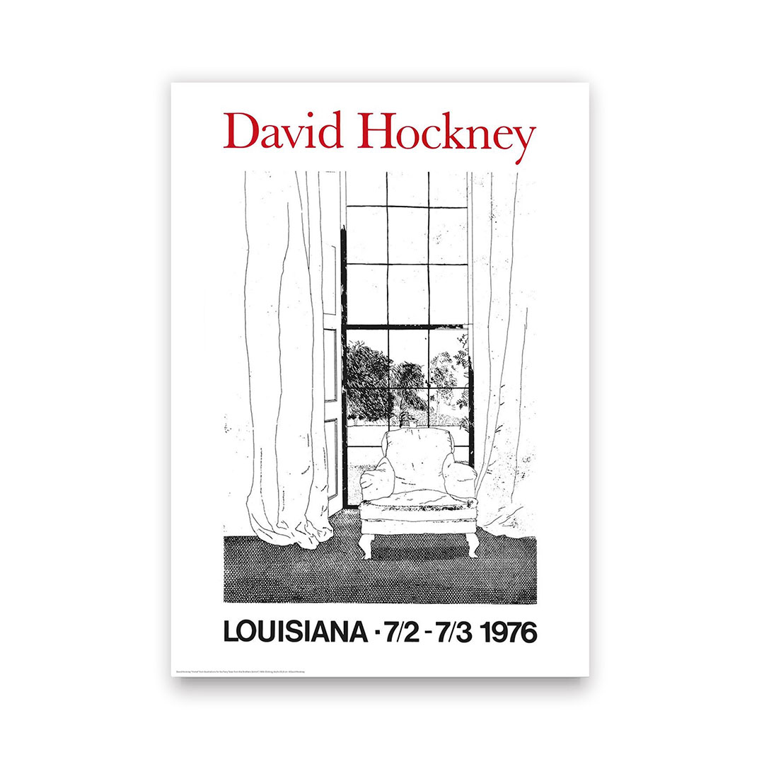 마이온프라이빗 인테리어 포스터 데이비드 호크니 ANNIVERSARY POSTER OF DAVID HOCKNEY\'S GRAPHIC WORKS