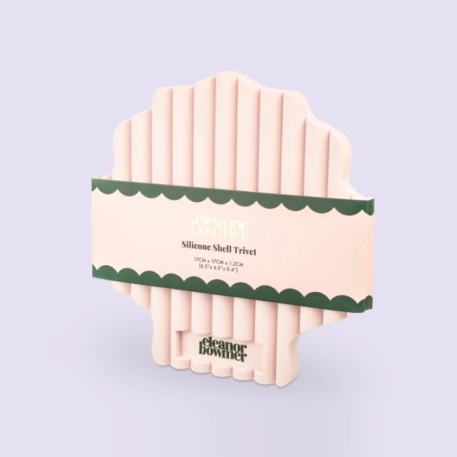 엘리노어바우머 실리콘 냄비받침 Shell Trivet Pink