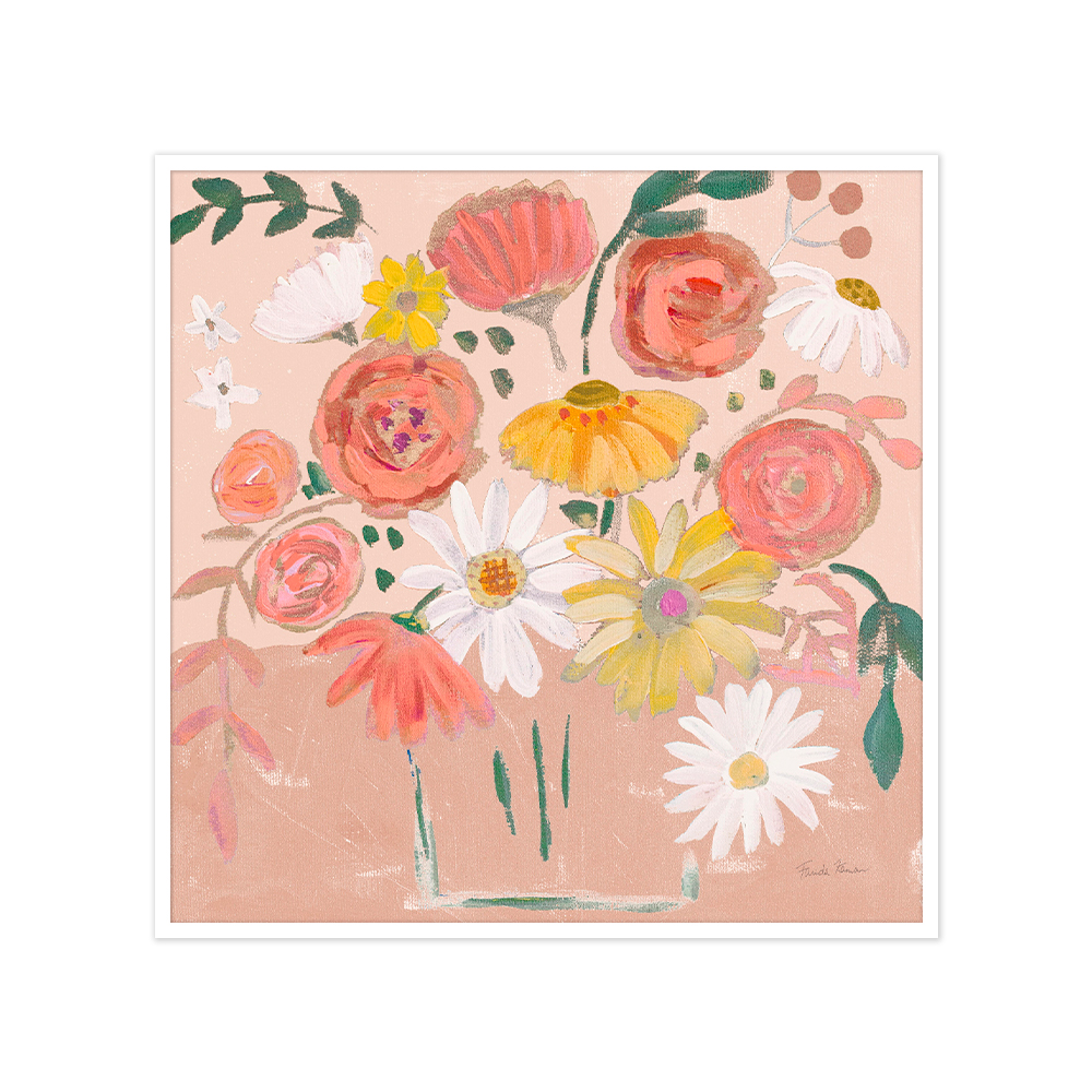 (6월특가) 아티쉬 포스터 - 파리다 자만 Folk Floral II Modern (액자포함) [5% 적립]