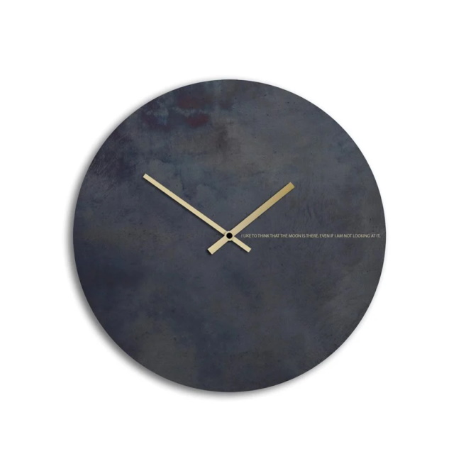 디자인오브젝트 시계 블랙 문 Black Moon Clock