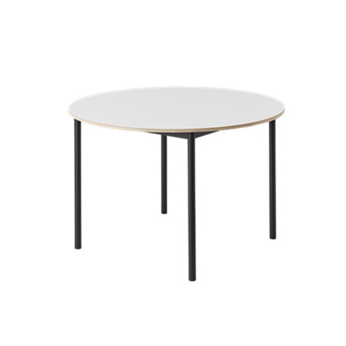 무토 베이스 원형 테이블 MUUTO BASE TABLE ROUND White/Black 1100