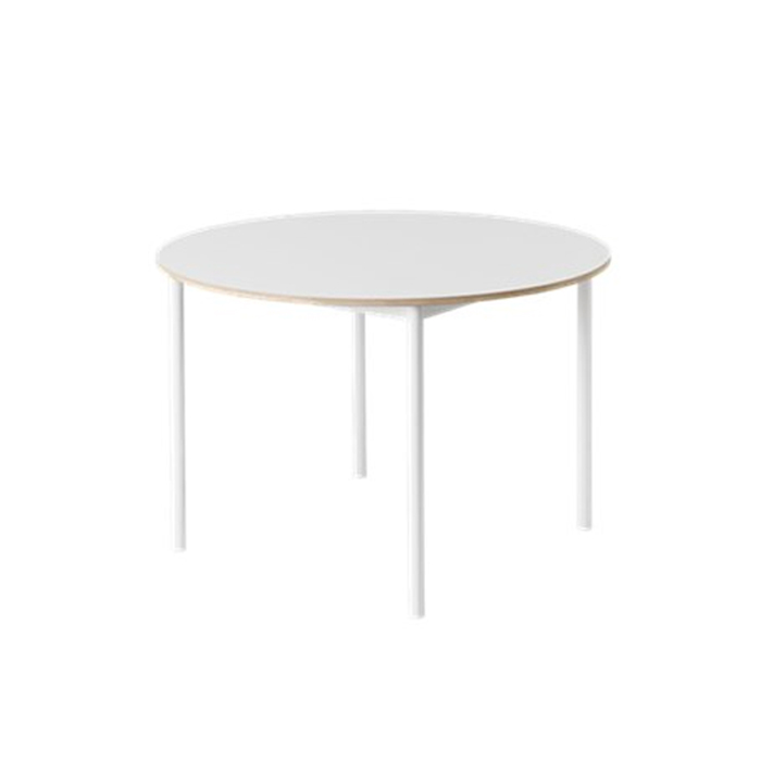 무토 베이스 원형 테이블 MUUTO BASE TABLE ROUND White/White 1100