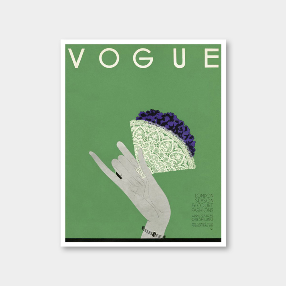 오픈에디션 보그 Vogue 27 April 1932 빈티지 포스터 (액자포함) [3% 적립]