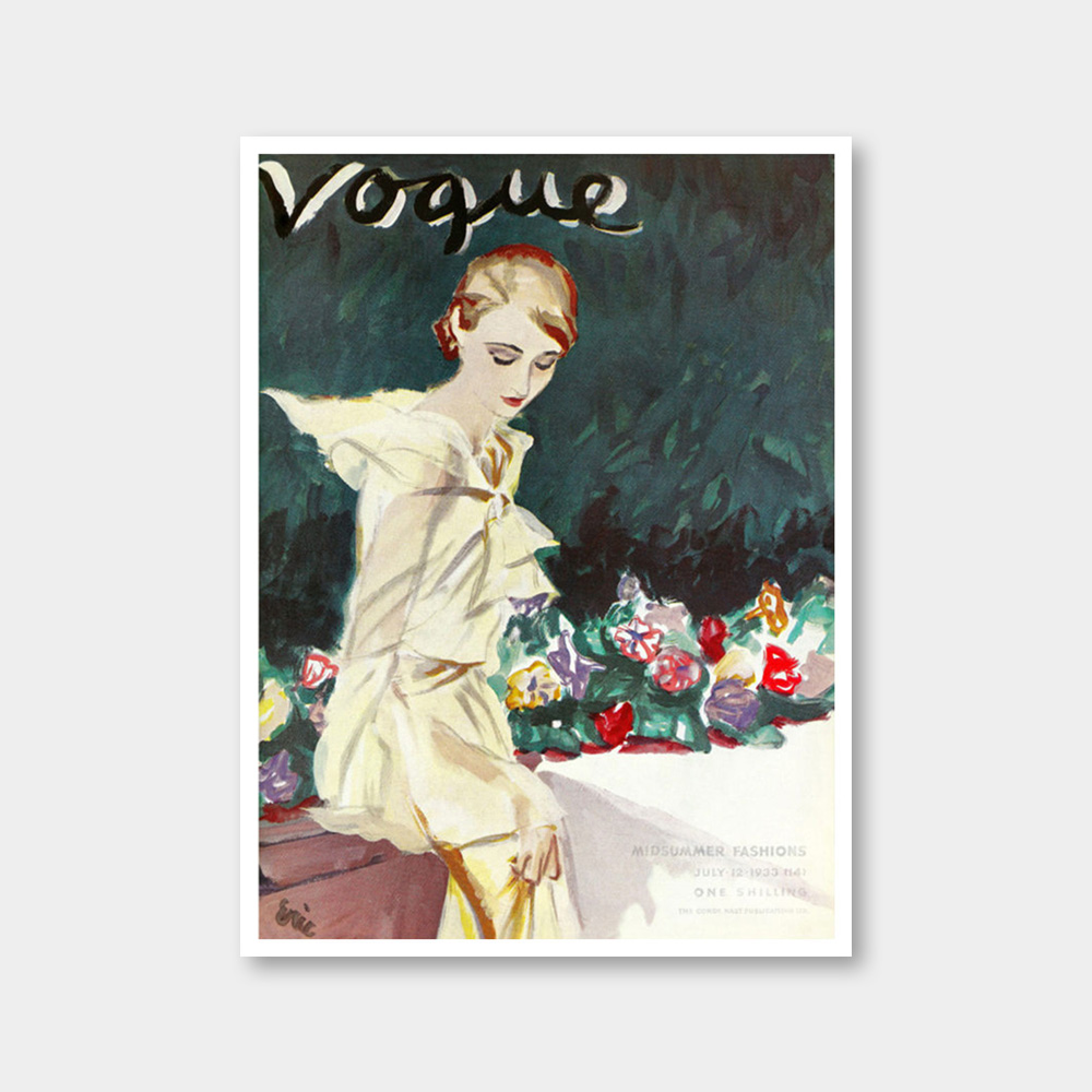 오픈에디션 보그 Vogue July 12th 1933 빈티지 포스터 (액자포함) [3% 적립]