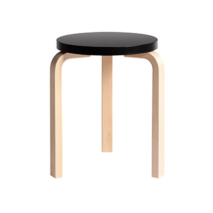 아르텍 알토 스툴 60 ARTEK AALTO STOOL 60 Black