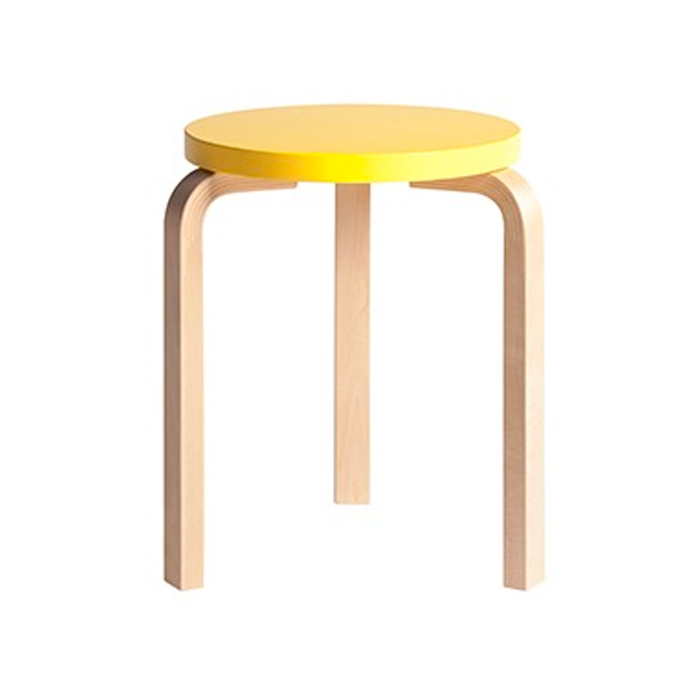 아르텍 알토 스툴 60 ARTEK AALTO STOOL 60 Yellow