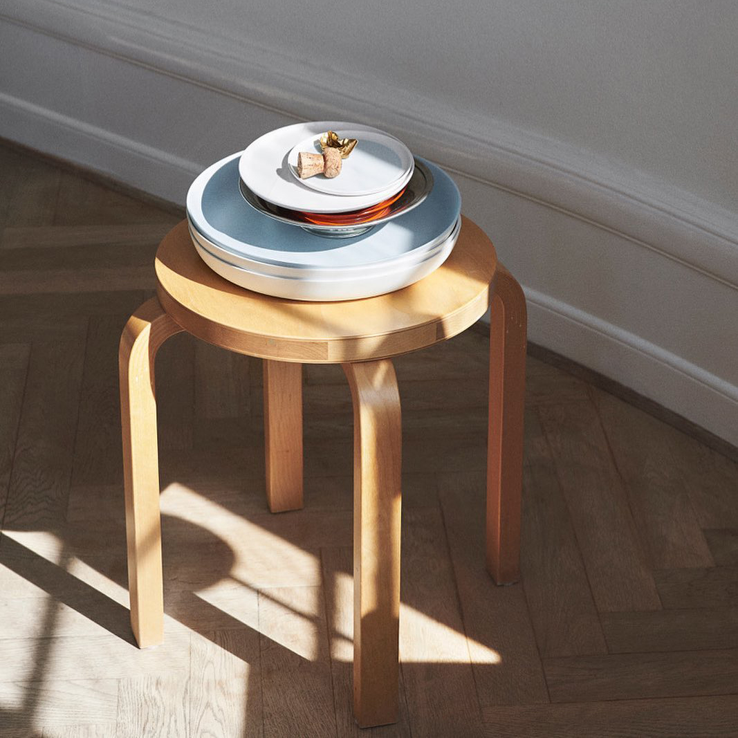 아르텍 알토 스툴 60 ARTEK AALTO STOOL 60 Orange