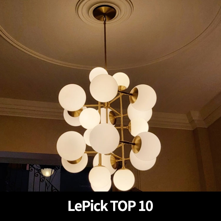 (르픽TOP) 슈웡 글로우 샹들리에 Schwung Glow Chandelier (LED 전구 포함)