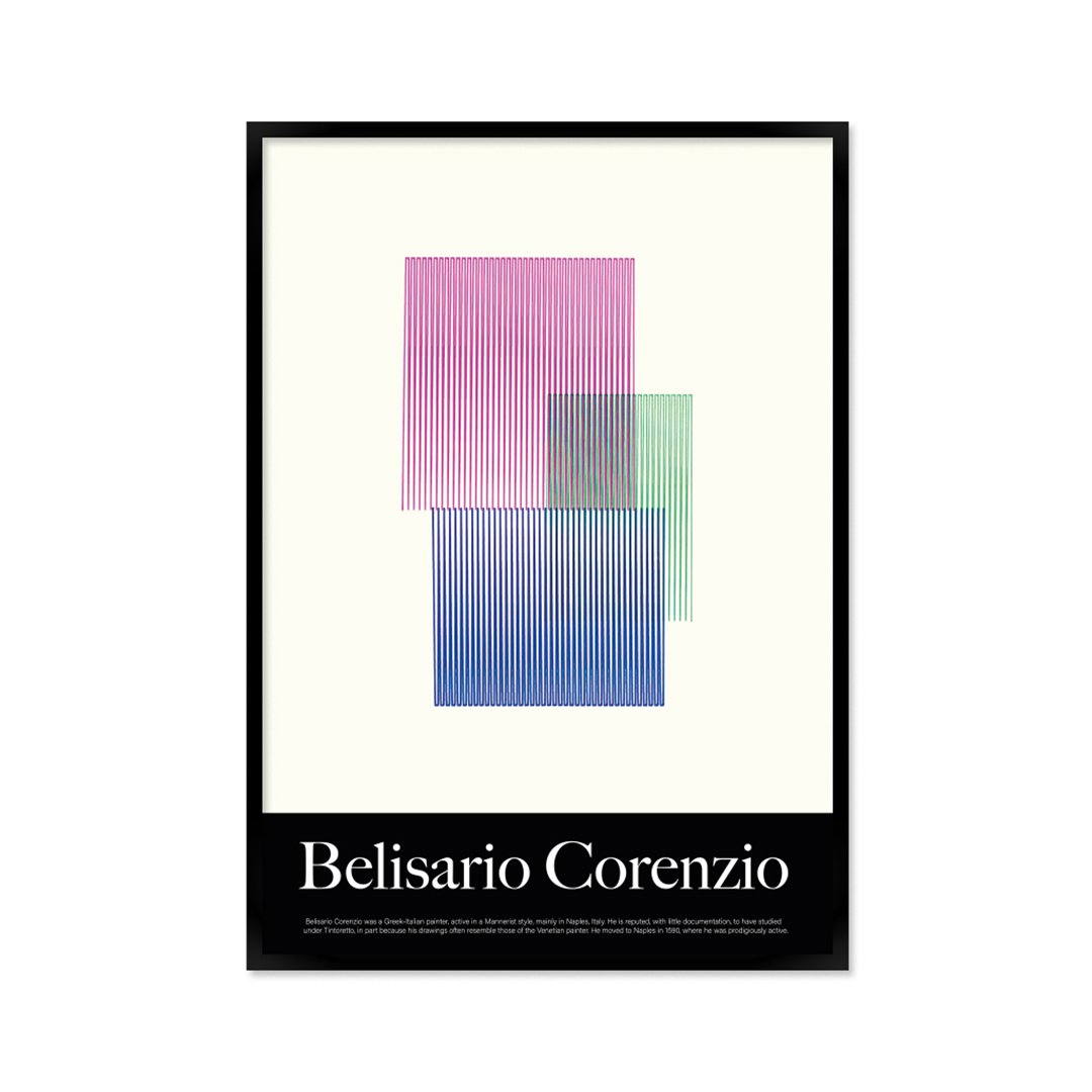 아이브람스 캔버스 포스터 Belisario Corenzio (액자포함)