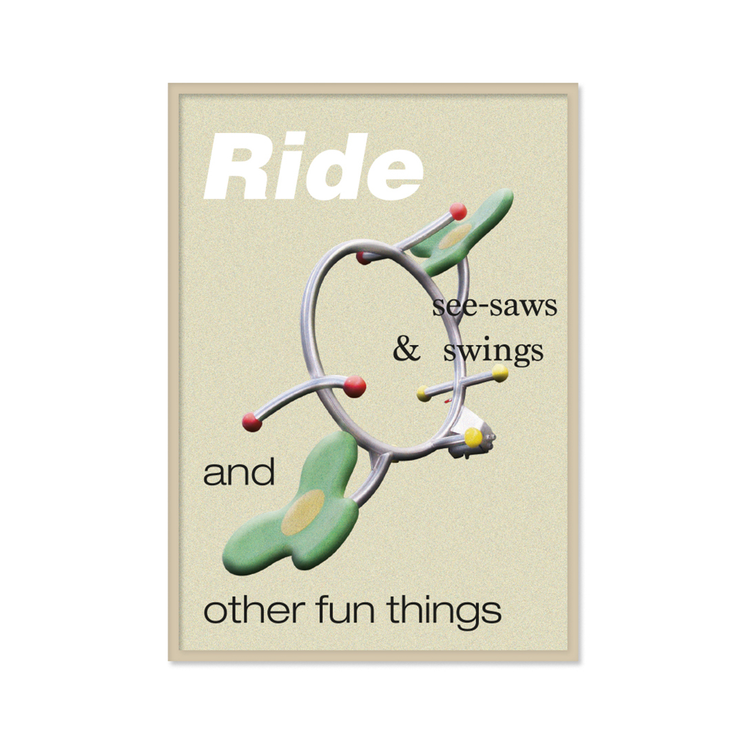 아이브람스 캔버스 포스터 Ride 01 (액자포함)