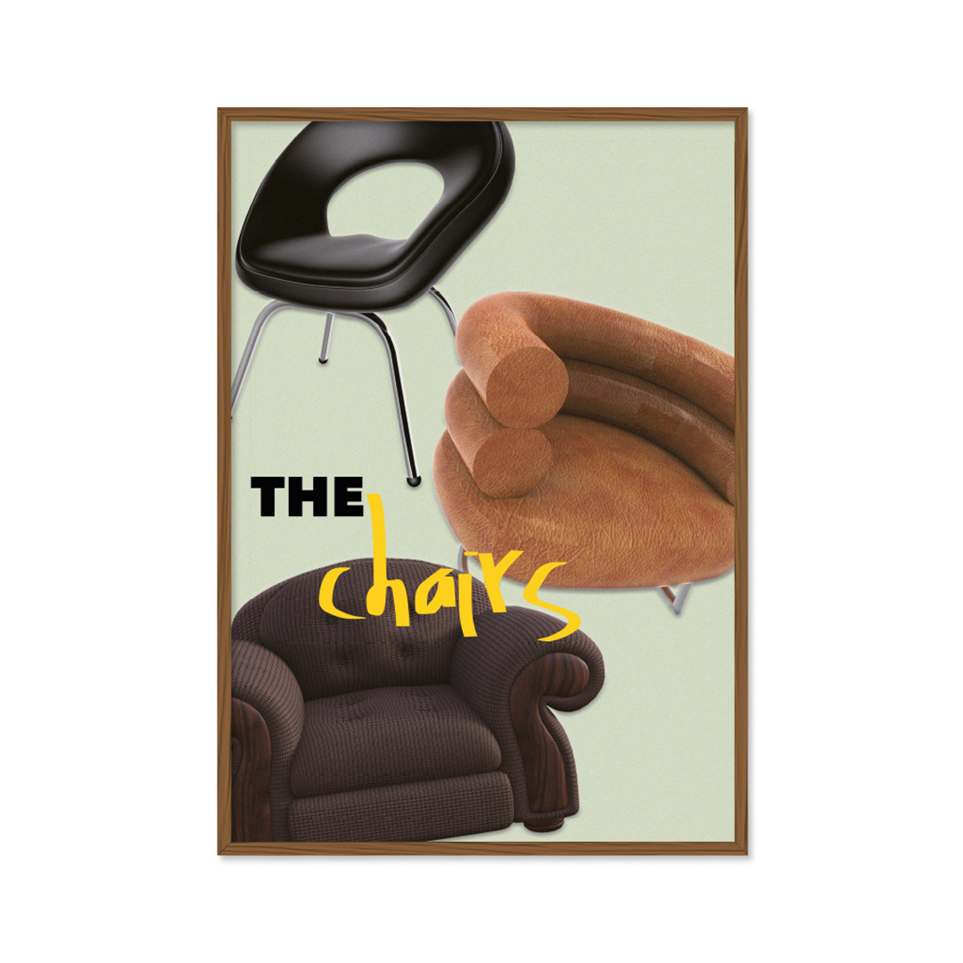 (6월특가) 아이브람스 캔버스 포스터 The chair (액자포함)