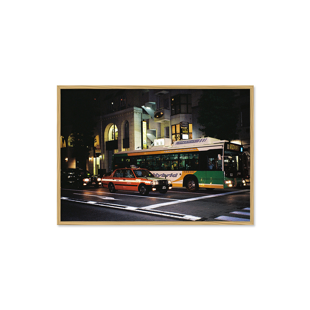 아이브람스 캔버스 포스터 Bus (액자포함)