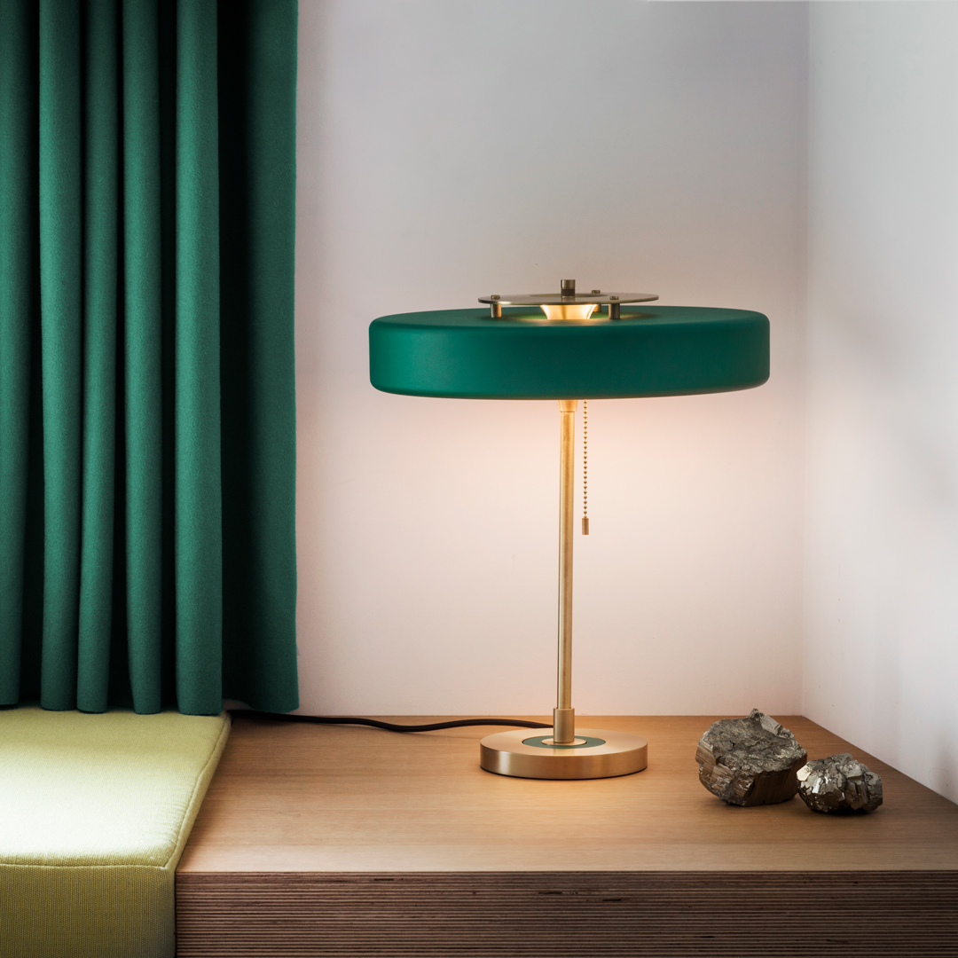 (5월특가) 버트프랭크 리볼브 테이블램프 Bert Frank Revolve Table Lamp Green (전구포함)