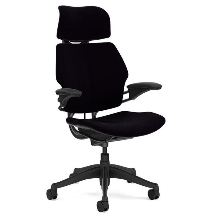 (9월특가) 휴먼스케일 프리덤 헤드레스트 패브릭체어 Humanscale Freedom Chair Lotus Graphite Black [10% 할인] [5만원 추가 적립]