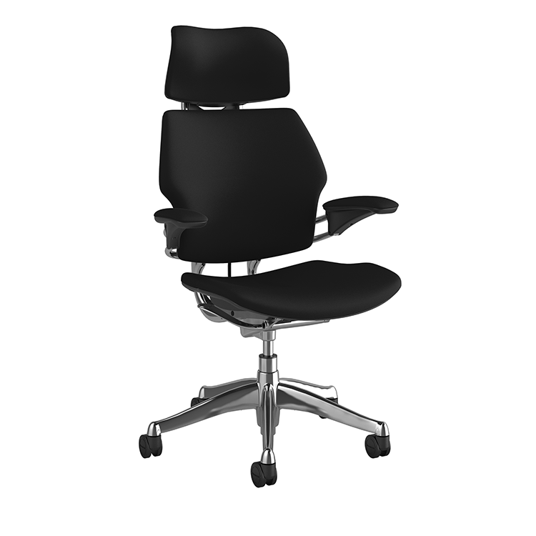 (9월특가) 휴먼스케일 프리덤 헤드레스트 패브릭체어 Humanscale Freedom Chair Lotus Aluminum Black [10% 할인] [5만원 추가 적립]