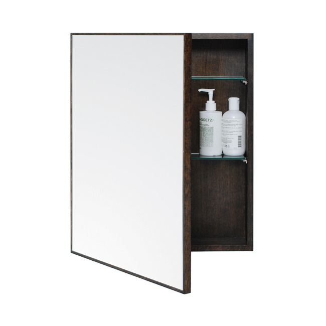 와이어웍스 슬림라인 욕실 수납장 Slimline Bathroom Cabinet Dark Oak