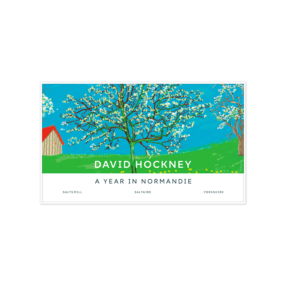 아티쉬 포스터 - 데이비드 호크니 A Year in Normandie Poster by David Hockney (Blossom Tree) (액자포함)