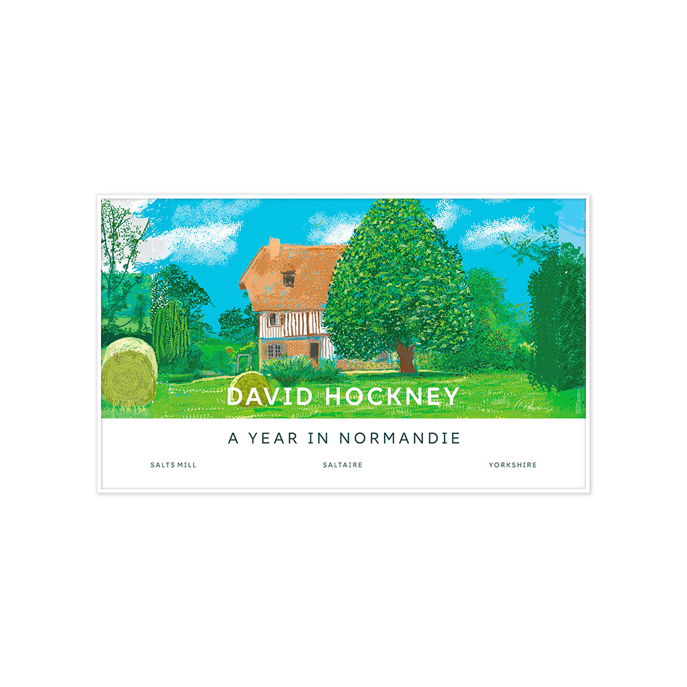 아티쉬 포스터 - 데이비드 호크니 A Year in Normandie Poster by David Hockney (House and Tree) (액자포함) [5% 적립]