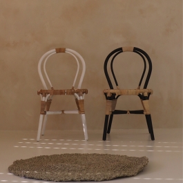 (5월특가) 헤일리가구 와사비 Wasabi 원목 라탄의자(2color)