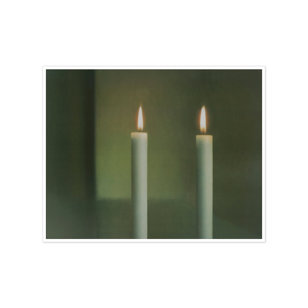 아티쉬 포스터 - 게르하르트 리히터 Two Candles (액자포함) [5% 적립]