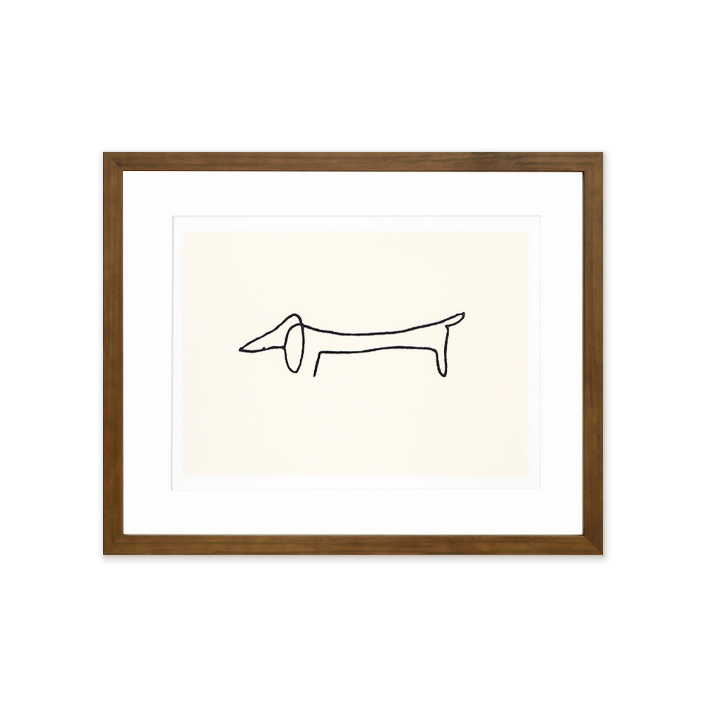 아티쉬 포스터 - 파블로 피카소 Le chien (액자포함) [5% 적립]
