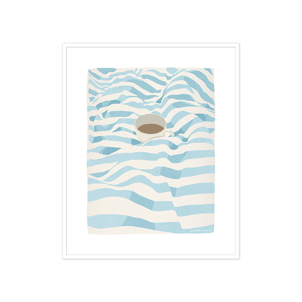 (6월특가) 아티쉬 포스터 - 지젤 데켈 Coffee in bed (액자포함) [5% 적립]