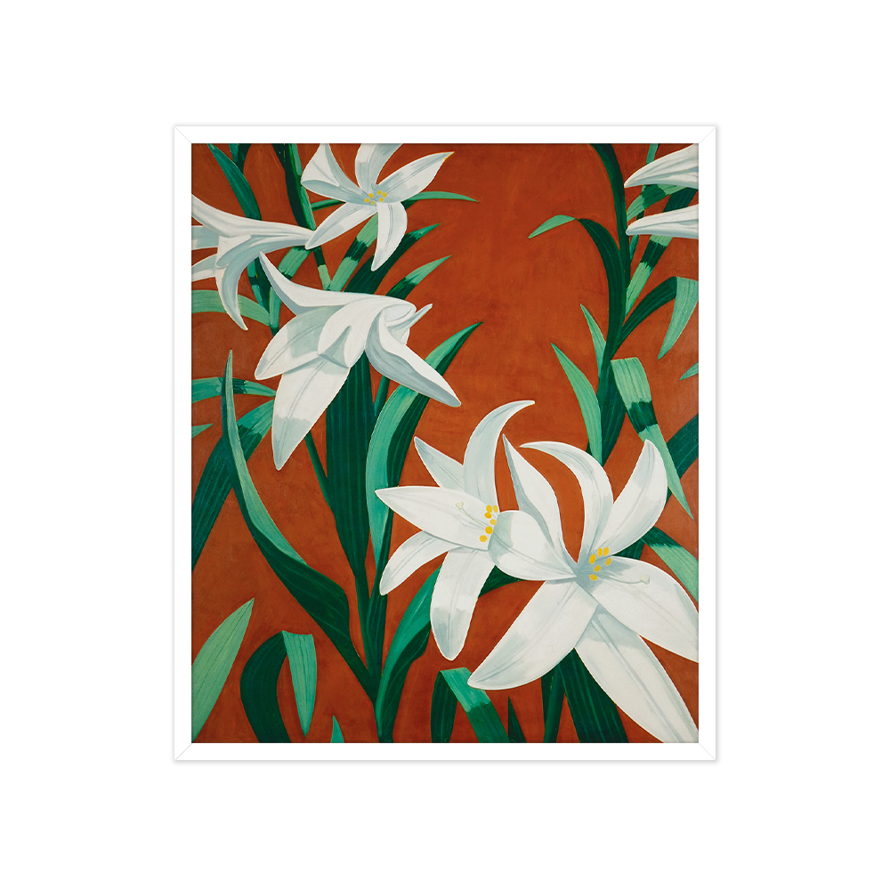 아티쉬 포스터 - 알렉스 카츠 White Lilies (L) (액자포함) [5% 적립]