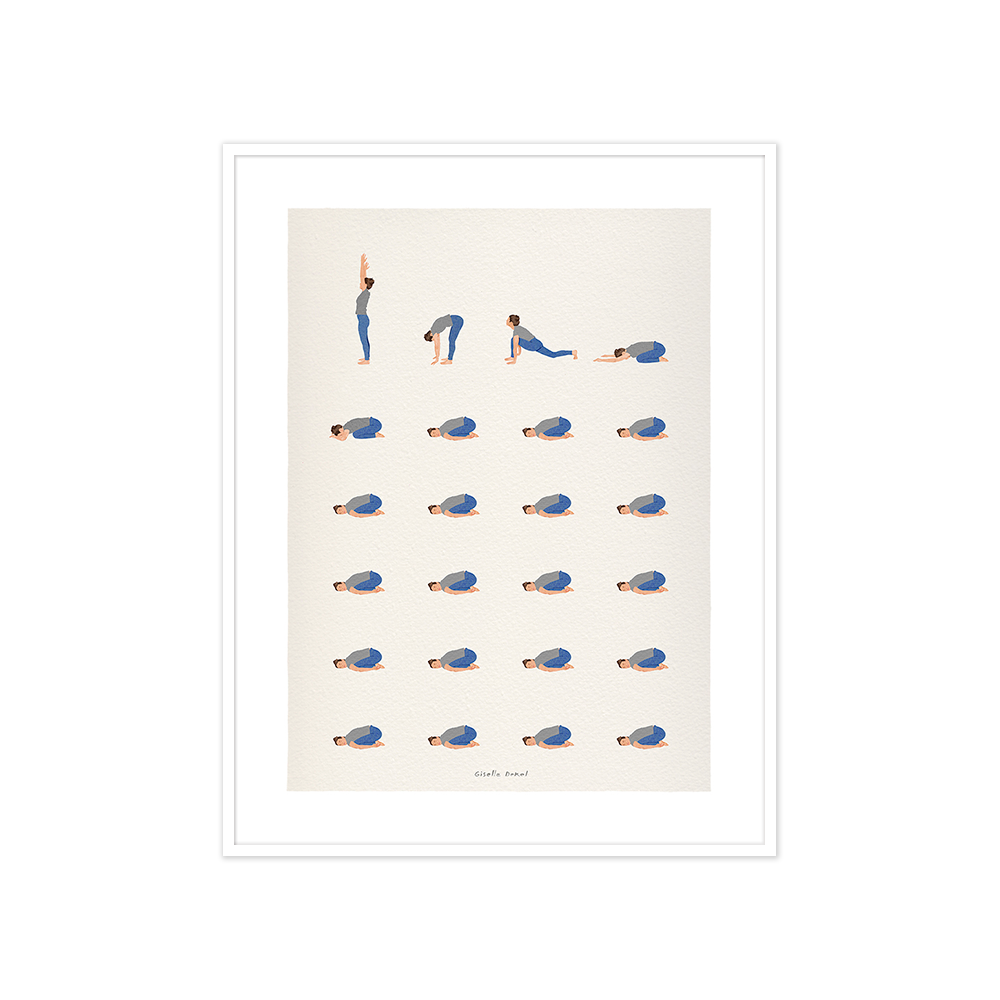 (6월특가) 아티쉬 포스터 - 지젤 데켈 Yoga (액자포함) [5% 적립]