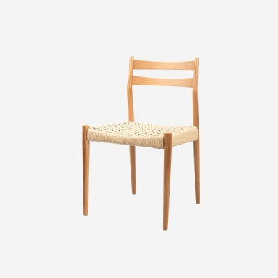 로프 라탄 원목 의자
