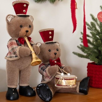 (11월특가) 아티파티 군악대 곰돌이 크리스마스 장식 인형 (-12/25)