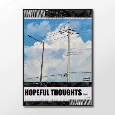 슬로우웍스 아트포스터 Hopeful thoughts II
