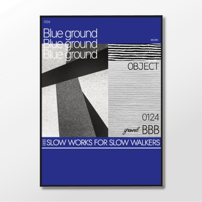 슬로우웍스 아트포스터 BLUE GROUND III