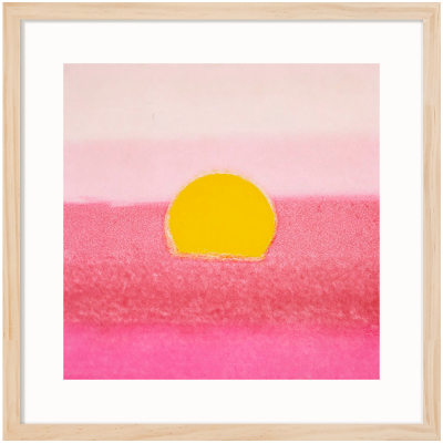 아티쉬 포스터 - 앤디 워홀 Sunset 1972 (pink) (액자포함) [5% 적립]