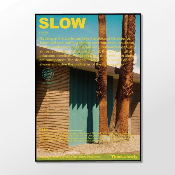 슬로우웍스 아트포스터 Slow