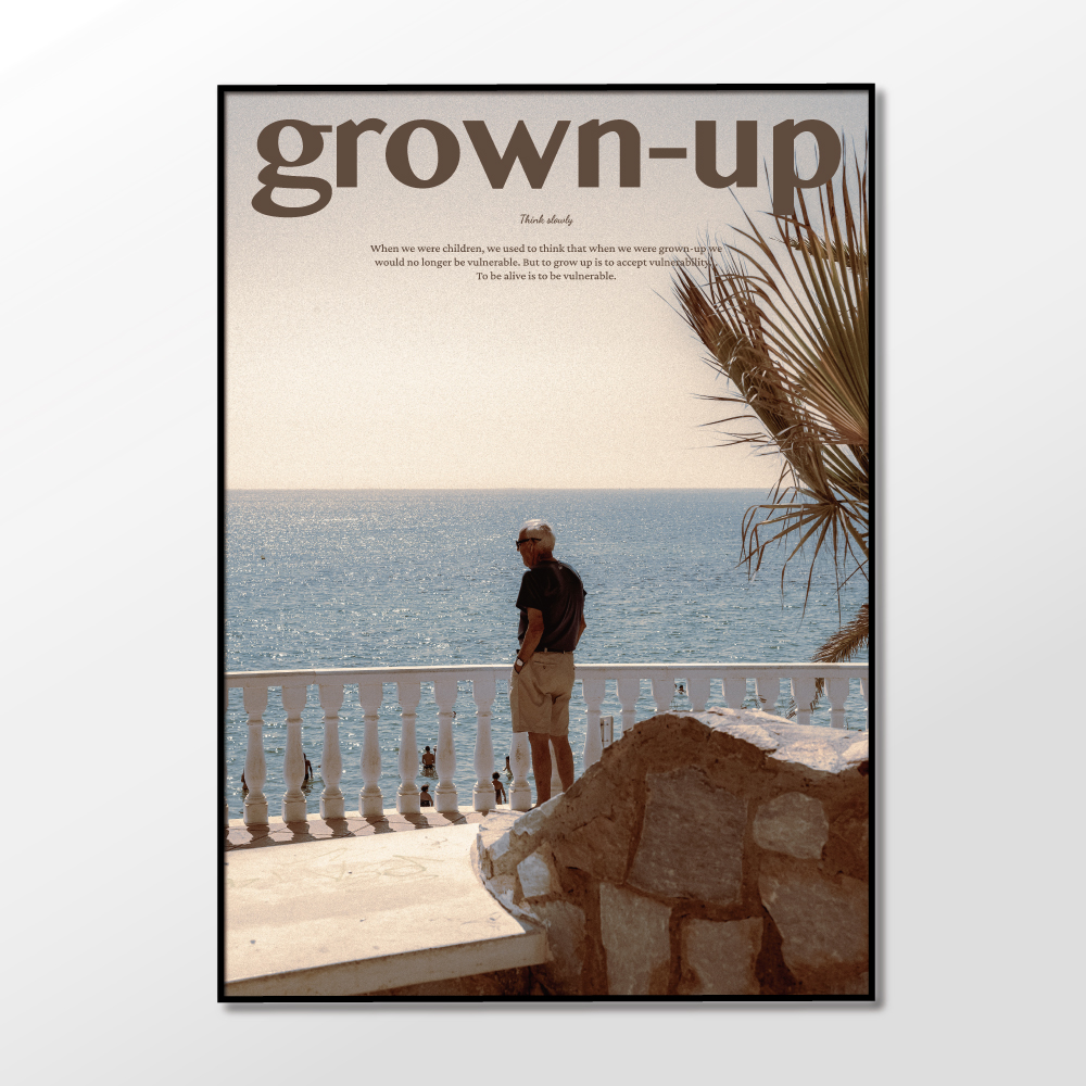 슬로우웍스 아트포스터 Grown up