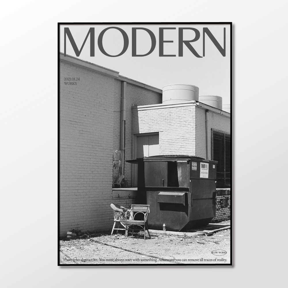 슬로우웍스 아트포스터 Modern #2