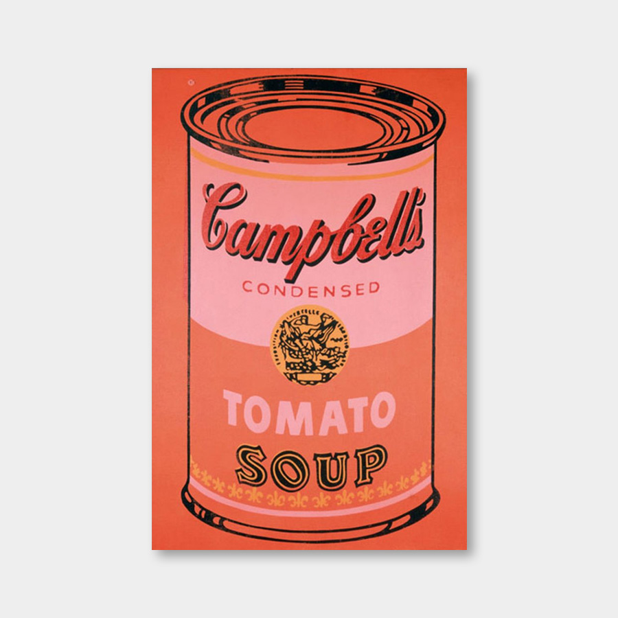오픈에디션 앤디 워홀 캠벨수프 Colored Campbell’s Soup Can, 1965 (pink & orange) (액자포함) [3% 적립]