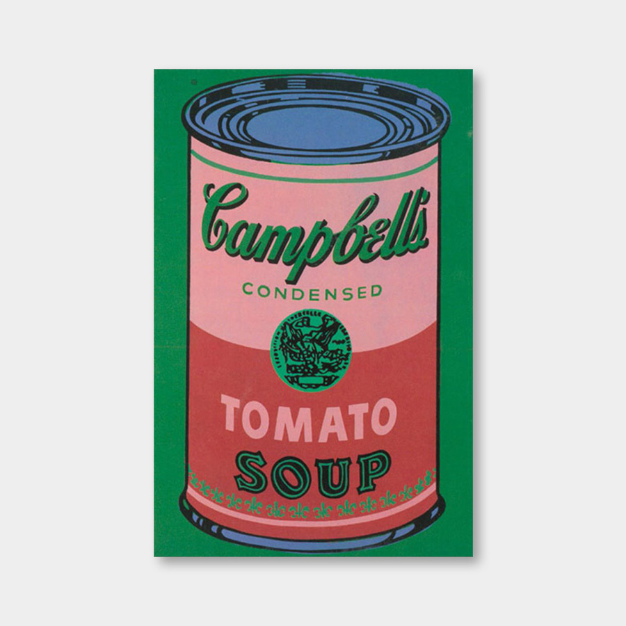 오픈에디션 앤디 워홀 캠벨수프 Colored Campbell’s Soup Can, 1965 (red & green) (액자포함) [3% 적립]