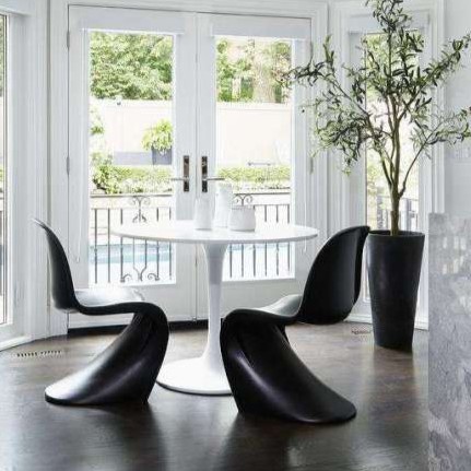 (특별적립 2만원) 비트라 팬톤체어 뉴하이트 Vitra Panton Chair Deep Black