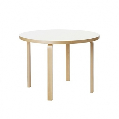 (3월특가) 아르텍 알토 라운드 테이블 Artek Aalto Table Round 90A White/Birch