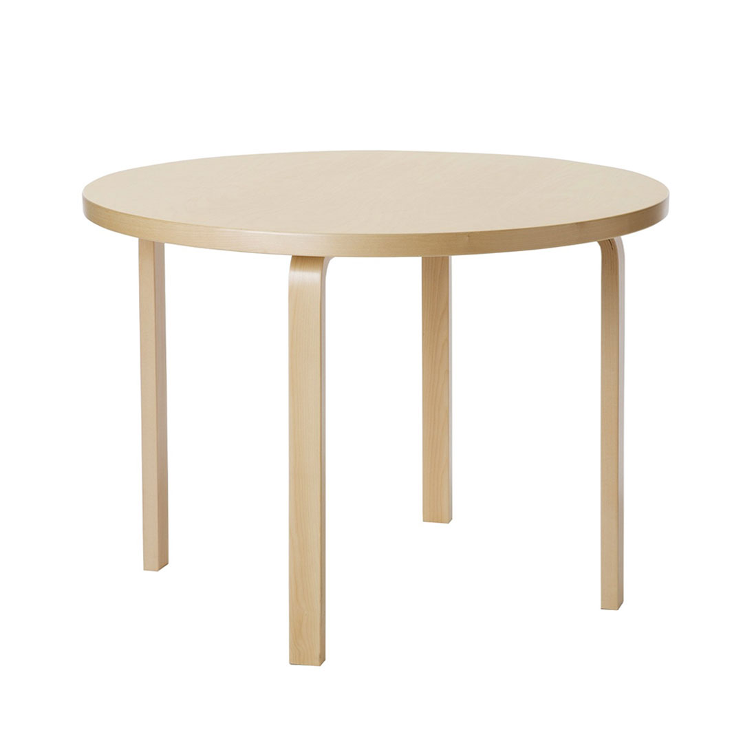 (블랙프라이데이) 아르텍 알토 라운드 테이블 Artek Aalto Table Round 90A Birch/Birch