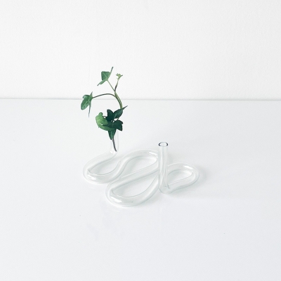 더닷 Glass Line Vase S mini